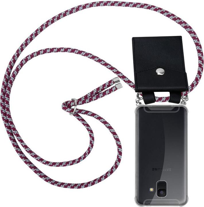 Actual product image Cadorabo Silver mobile phone chain for Samsung Galaxy A6 2018 (Samsung Galaxy J6 (2018))