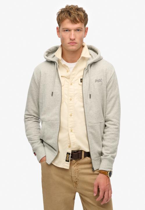 Produktbild Superdry Sweatjacke Casual Figurbetont Essential Logo Zip Hoodie (S)