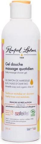 Actual product image Rampal Latour Daily massage shower gel with organic certificate (250 ml)