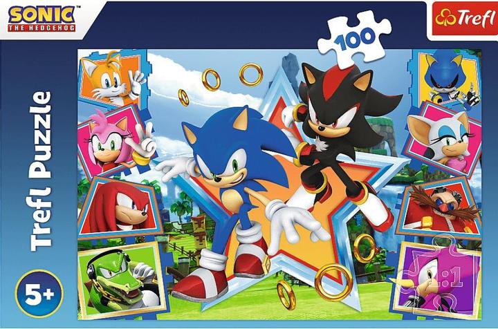 Actual product image Jakks Pacific Sonic Puzzle - Sega (100 pieces)