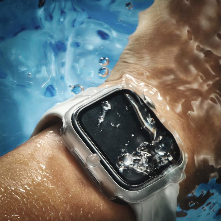 Produktbild Hama Schutzhülle für Apple Watch 4/5/6/SE 1. Gen./SE 2. Gen., 40mm, Transparent