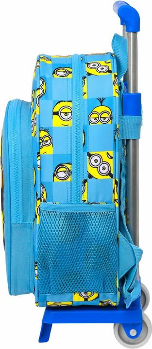 Produktbild Minions Schulrucksack mit Rädern Minionstatic Blau (26 x 34 x 11 cm)