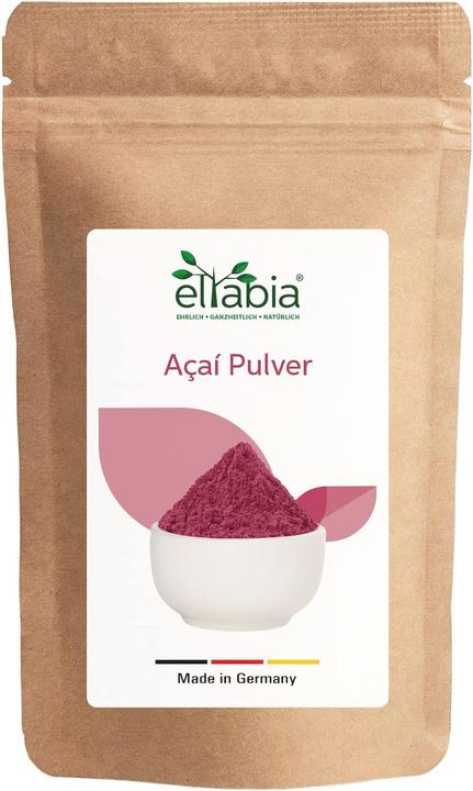 Produktbild Eltabia Acai Pulver in Rohkost-Qualität | 100% rein ohne Zusatzstoffe und Vegan (Pulver, 100 g)