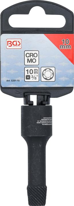 Produktbild BGS Spiral-Profil-Steckschlüssel-Einsatz / Schraubenausdreher 10 mm (3/8") 10 mm