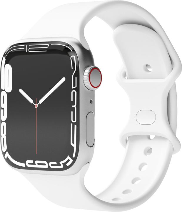Produktbild Vonmählen Silicone Loop Case 2 Band One White 42/44/45/49mm (42 mm, 44 mm, 45 mm, 49 mm, Stainless Steel)
