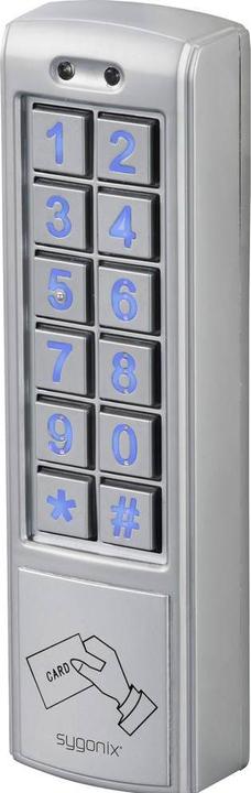 Immagine prodotto Sygonix SY-6421352 Code-Tastatur mit RFID Oberflächenmontage 12 V DC/AC, 24 V D (Scheda chiave, Combinazione numerica elettronica)