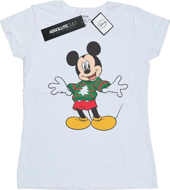 Produktbild Disney Mickey Mouse Christmas Jumper Stroke TShirt (L)