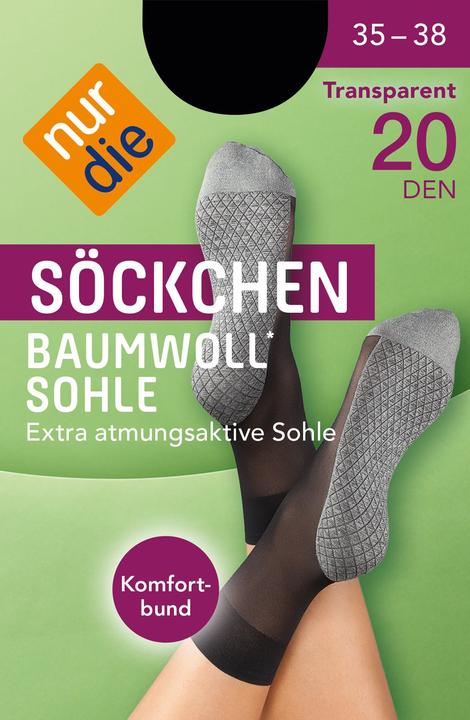 Produktbild Nur Die Söckchen Baumwollsohle (Einzelpack, 39 - 42)