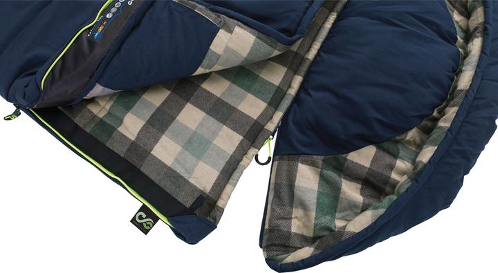 Produktbild Outwell Schlafsack Camper Lux Polyester, Dunkelblau, Anzahl (235 cm)