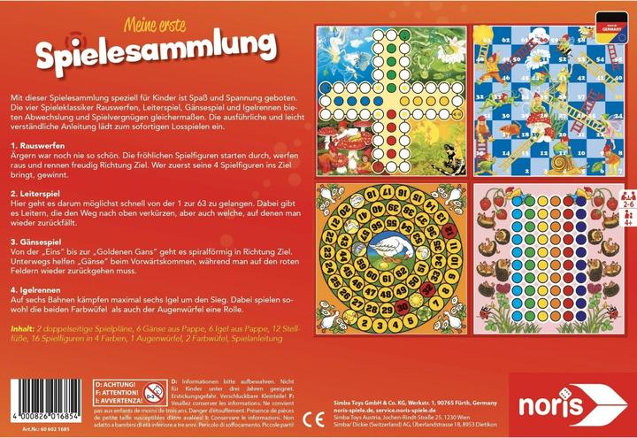 Actual product image Noris My first game collection (German)