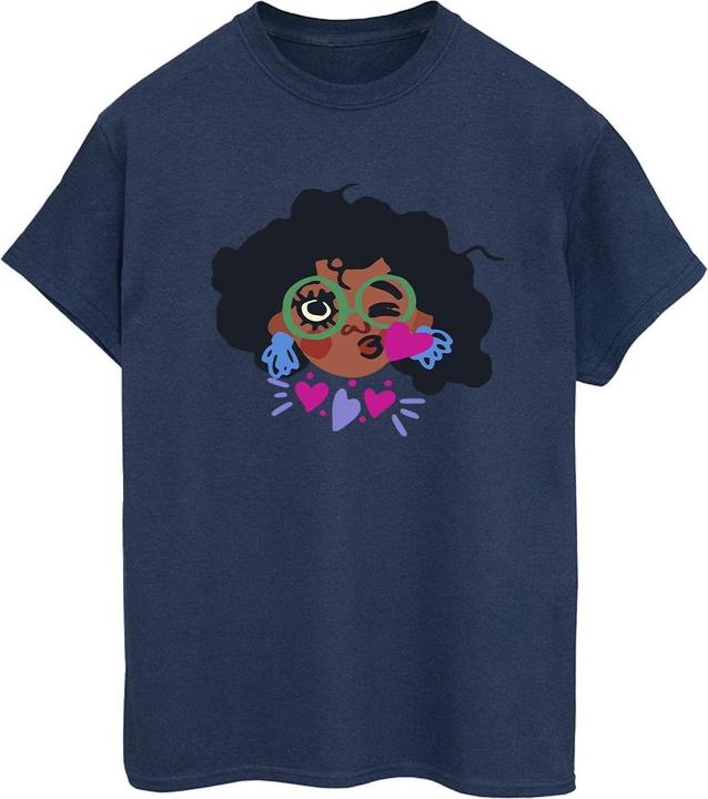 Actual product image Disney Womens/Ladies Encanto Mirabel Kiss Cotton Boyfriend T-Shirt (M)