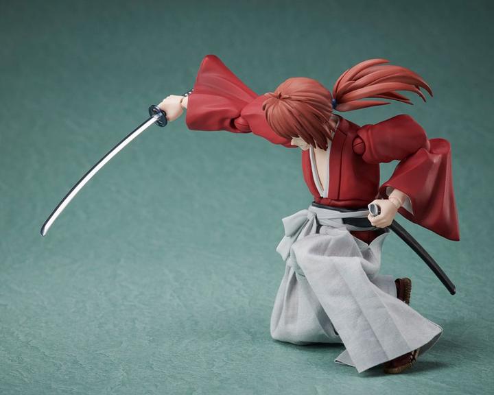 Actual product image Aniplex Rurouni Kenshin BUZZmod Action Figure Kenshin Himura 14 cm
