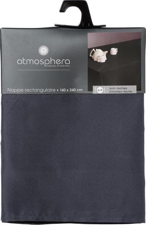 Immagine prodotto Atmosphera Tovaglia Grigio Scuro Antimacchia D180cm (240 x 140 cm)