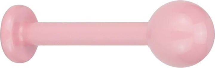 Produktbild Star Piercing Micro Labret silber mit Kristallkugel aqua und Epoxy Schutzschicht (Chirurgenstahl 316L)
