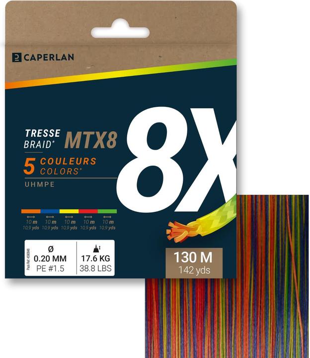 Caperlan Mtx8 Multicolore (Fliegenrute, 13000 cm)