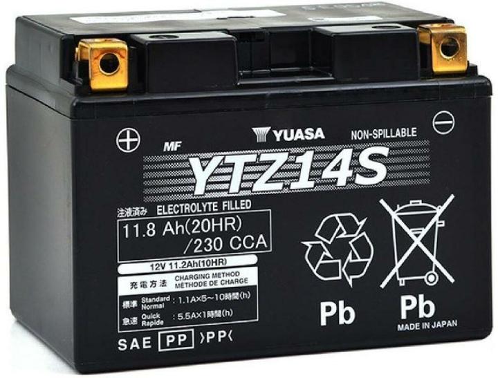 Yuasa YTZ14S (12 V, 11.20 Ah, 230 A)