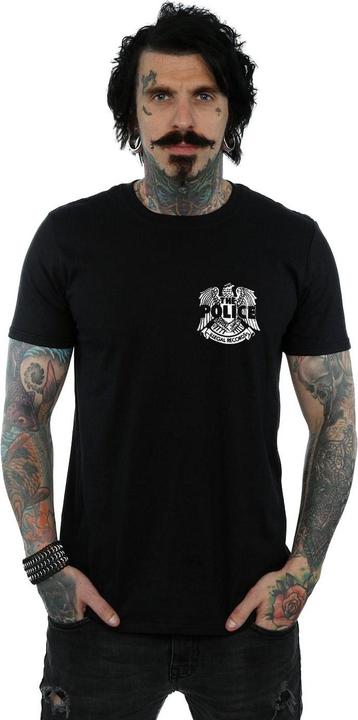 Immagine prodotto The Police Illegal Records Eagle Chest Maglietta Uomo (XL)