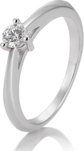 Image du produit Breuning Bague de fiançailles 3 griffes (48, Or 585/14 K)