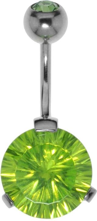 Bijouteria Bauchpiercing (Edelstahl, Kristall)