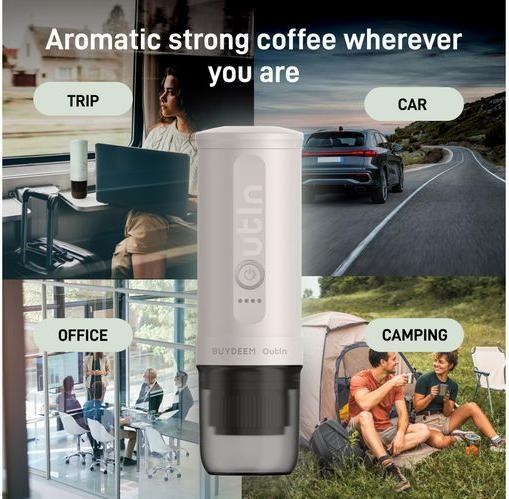 Actual product image Buydeem Reisekaffeemaschine Nano Kapseln (0.08 l)
