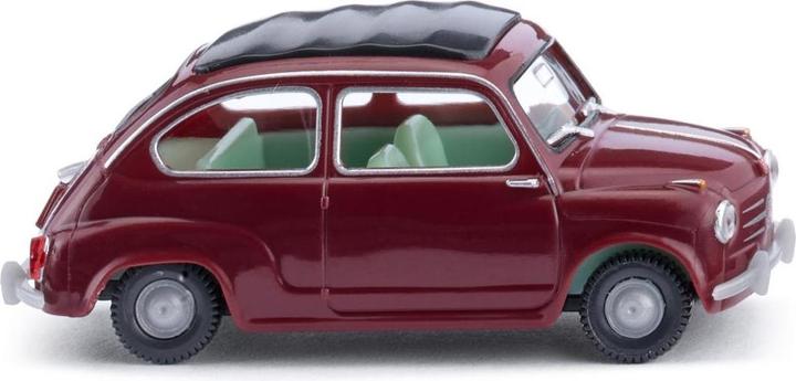 Actual product image Wiking 009908 H0 Car model Fiat 600, wine red