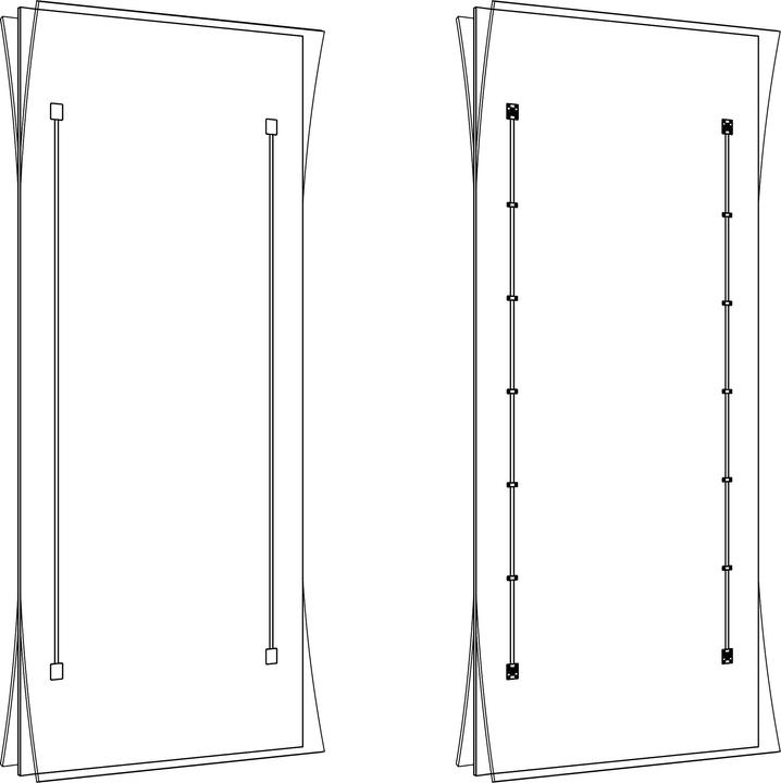 Actual product image HAWA Sliding door alignment hardware