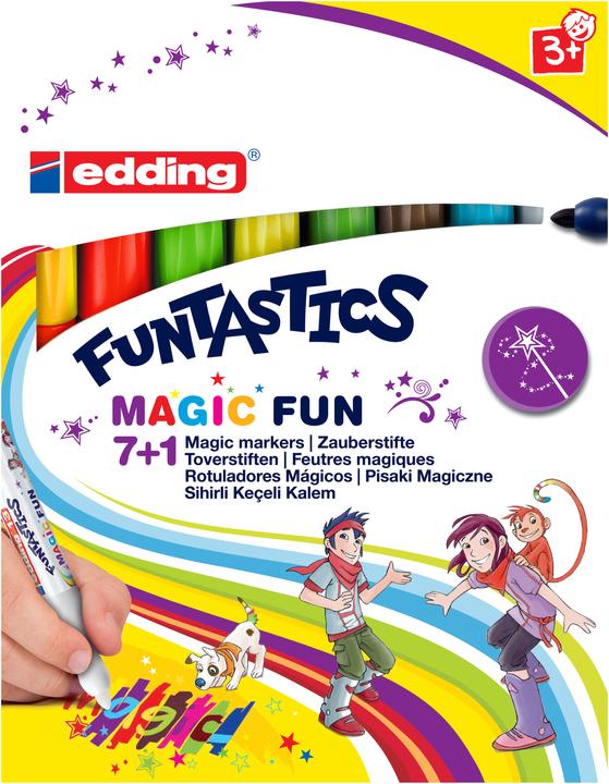 Actual product image Edding Fibre-tip pens 13 Funtastics set of 8 (Multicoloured, 8 x)