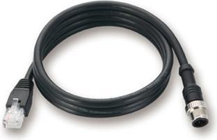 Actual product image Moxa Accessory For Switch M12 CBL-M12D MM4P/RJ45-100 IP67 (RJ45 (1x))