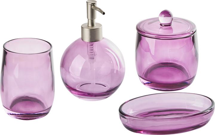Image du produit Beliani Salle de bains 4-pièces verre violet ROANA