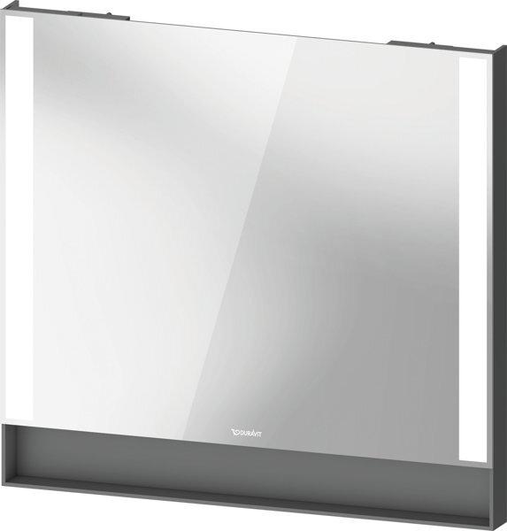 Duravit Qatego Spiegel, 800x65x750mm, Lichtfelder seitlich, dimmbar