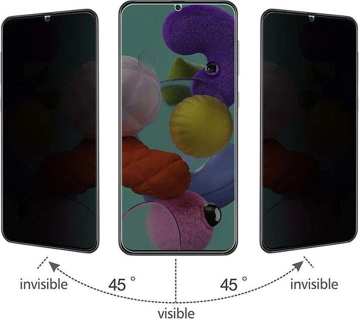 Produktbild PhoneLook Galaxy S24 Plus 3D Privacy Anti-Spy Tempered Glass Bildschirm Schutzglas mit schwarzen Rändern (1 Stück, Samsung Galaxy S24+)