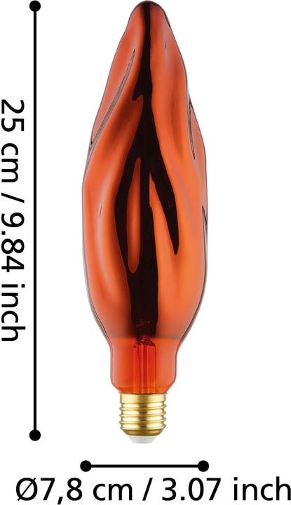 Actual product image EGLO LED bulb E27 (E27, 4 W, 20 lm, 6 x)