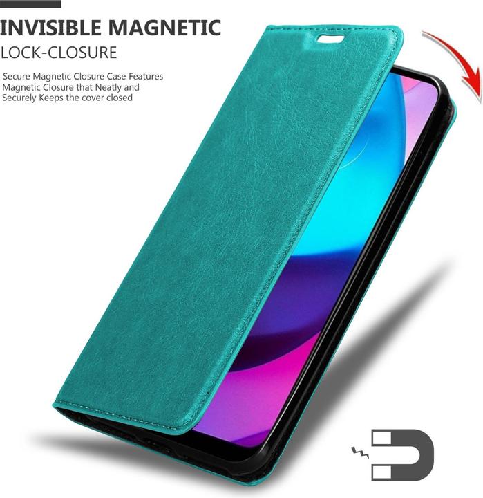 Productafbeelding Cadorabo Boek Invis. Magnetisch deksel (Motorola E30, Motorola Moto E20, Motorola Moto E40)