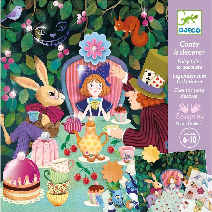 Djeco Fairy tales to decorate In Wonderland