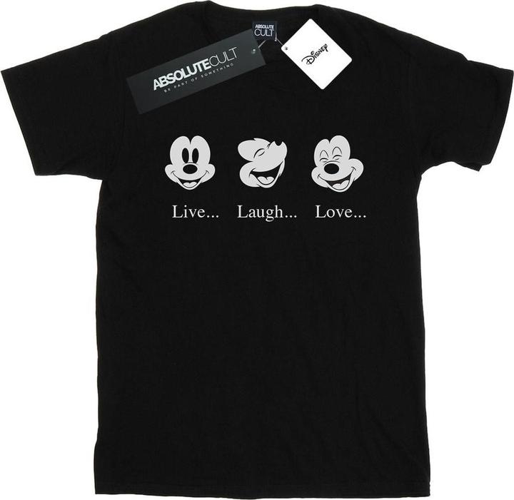 Produktbild Disney Mickey Mouse Live Love Laugh TShirt (XXL)