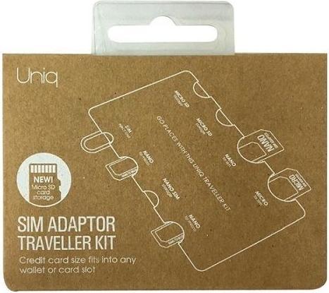 Actual product image Uniq Sim Adapter Traveller Kit 7in1 organiser