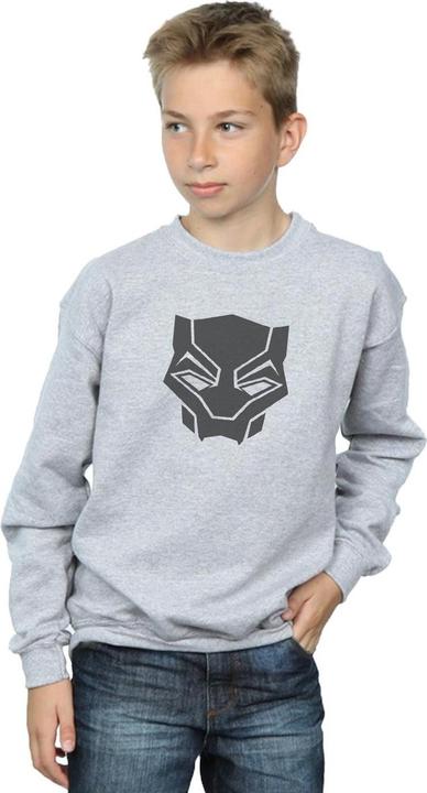 Actual product image Boys Black Panther Black On Black Sweatshirt (116)