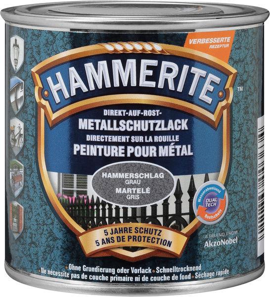 Image du produit Hammerite Laque de protection des métaux Hammerblow (750 ml, Gris)