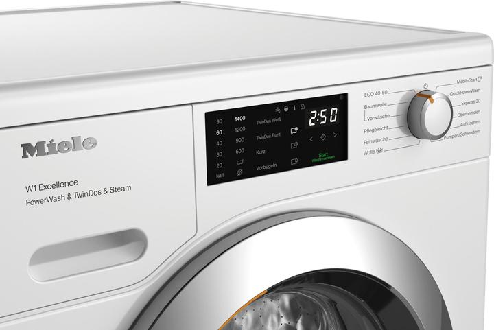 Immagine prodotto Miele Waschmaschine WEG885 WPS PowerWash&TwinDos&Steam (9 kg, A destra)