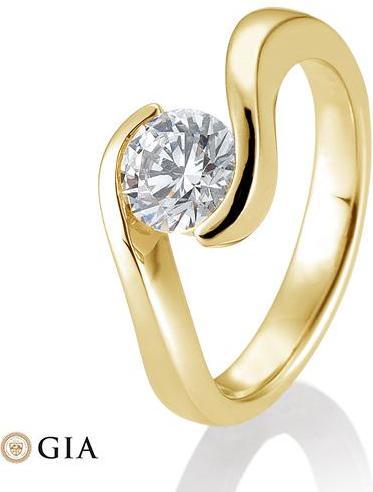 Produktbild Breuning Ring Schwung 0,80-1,50 ct. (53, 585/14 K Gold)