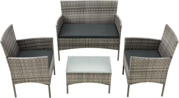 Produktbild Juskys Polyrattan Sitzgruppe Fort Myers