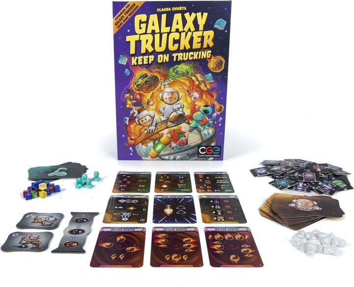Produktbild Czech games edition CZ118 - Galaxy Trucker 2nd Edition: Immer weiter!, Brettspiel, für 2-4 Spieler (DE-Erweiterung) (Deutsch)