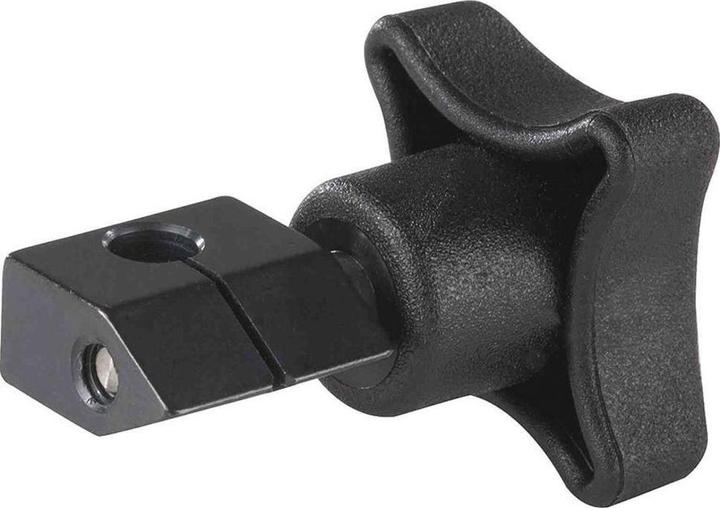 Actual product image Hegner Saw blade clamp with star grip 0.7 mm