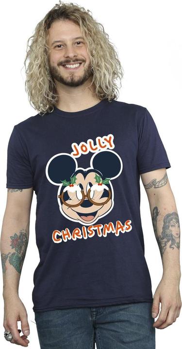 Produktbild Disney Mickey Mouse Jolly Christmas Glasses TShirt (3XL)