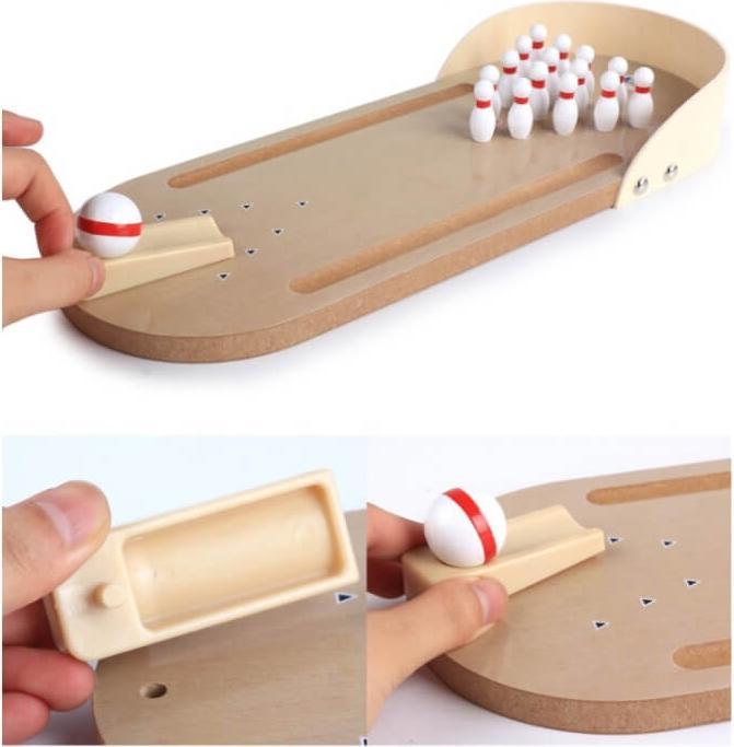 Produktbild Cover-Discount Mini Tisch Bowling Spiel