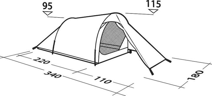 Produktbild Robens Sprinter 3 (Tunnelzelt, 2.20 kg, 3 Personen)