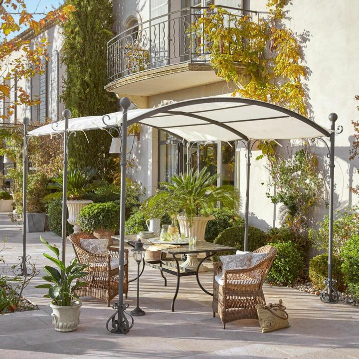 Image du produit Loberon Pergola Yarl noir/beige (3.60 m)