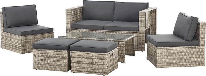 Produktbild Juskys Polyrattan Lounge Salou