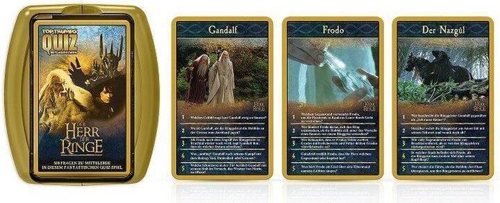 Immagine prodotto Winning Moves WIN46301 - Quiz Top Trumps: Il Signore degli Anelli - Gioco a quiz (DE), per 2 giocatori, a partire (Tedesco)