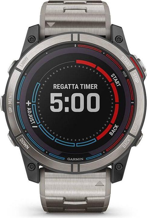 Image du produit Garmin quatix 7X Sapphire Solar Titan" GPS Marine Smartwatch (51 mm)